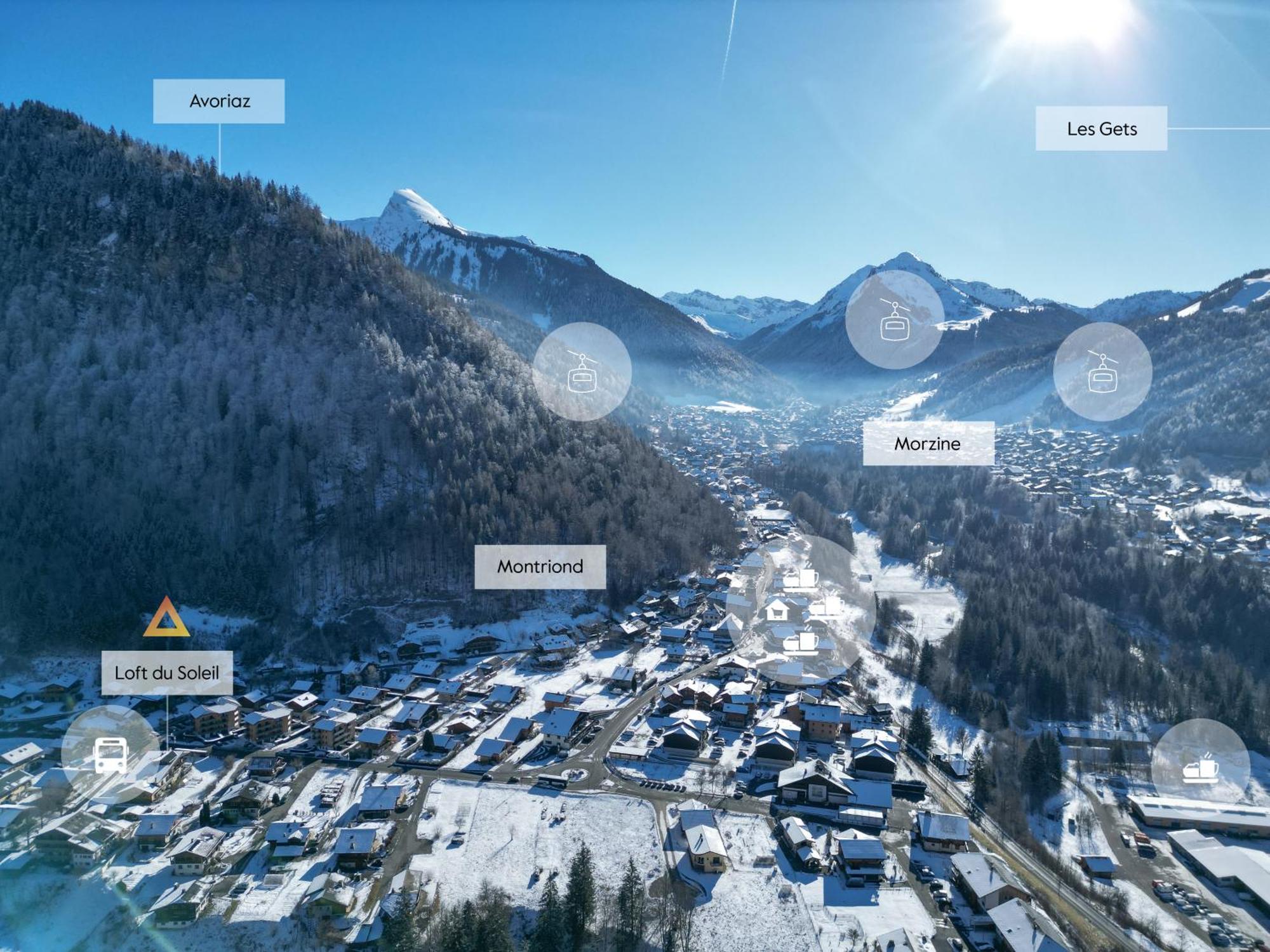 Roof Top Moutain View Direct Access Morzine Avoriaz Montriond Exterior foto